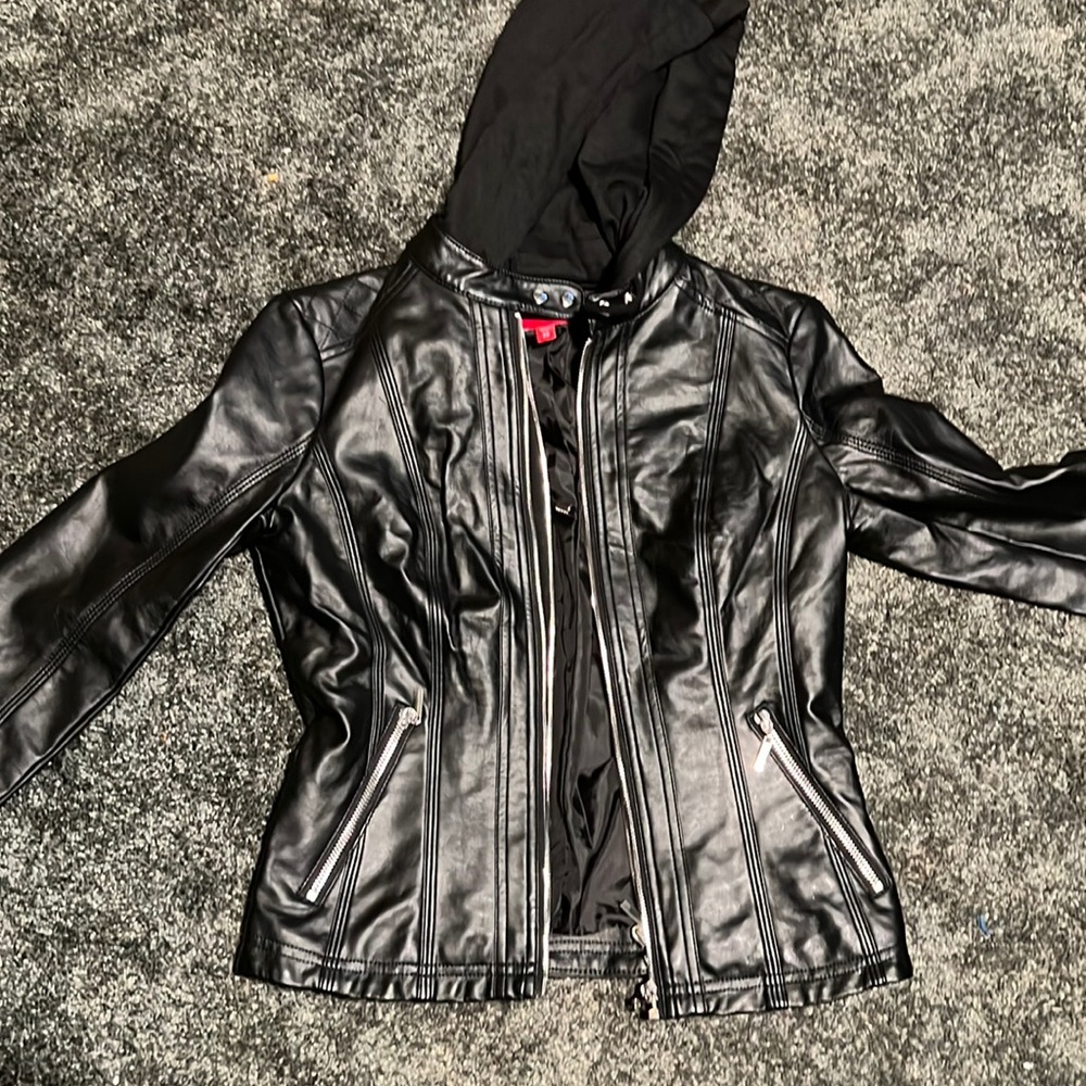 Guess black full zip jacket